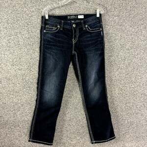 Silver Jeans Women's Size 29 Dark Wash Frances Capri Jeans